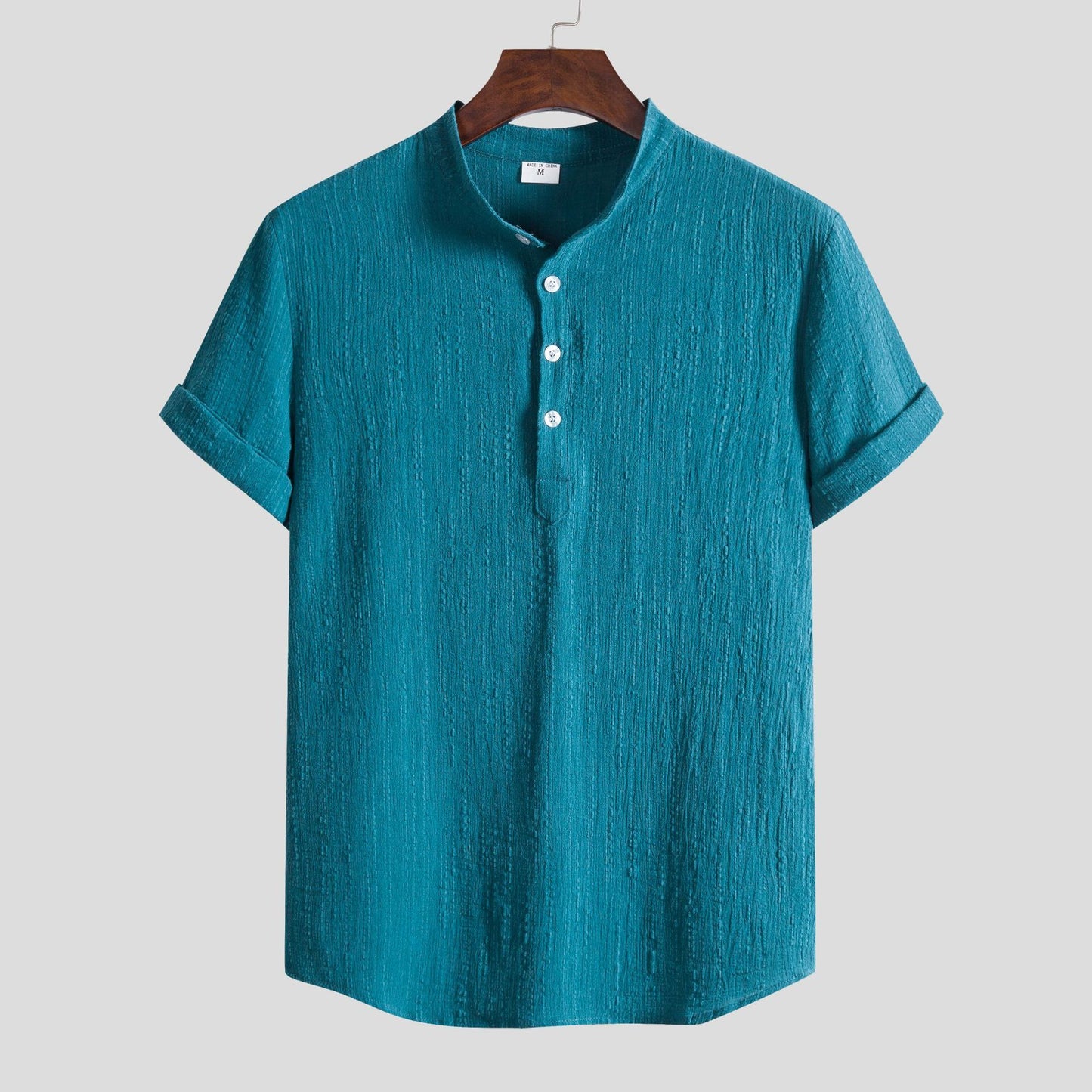 Minimalist - Men's Thin Cotton Linen Shirt