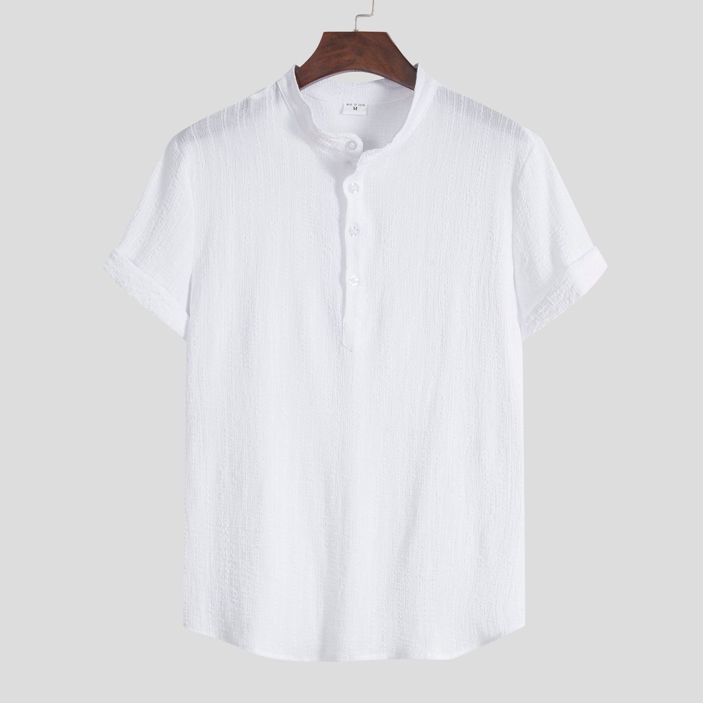 Minimalist - Men's Thin Cotton Linen Shirt