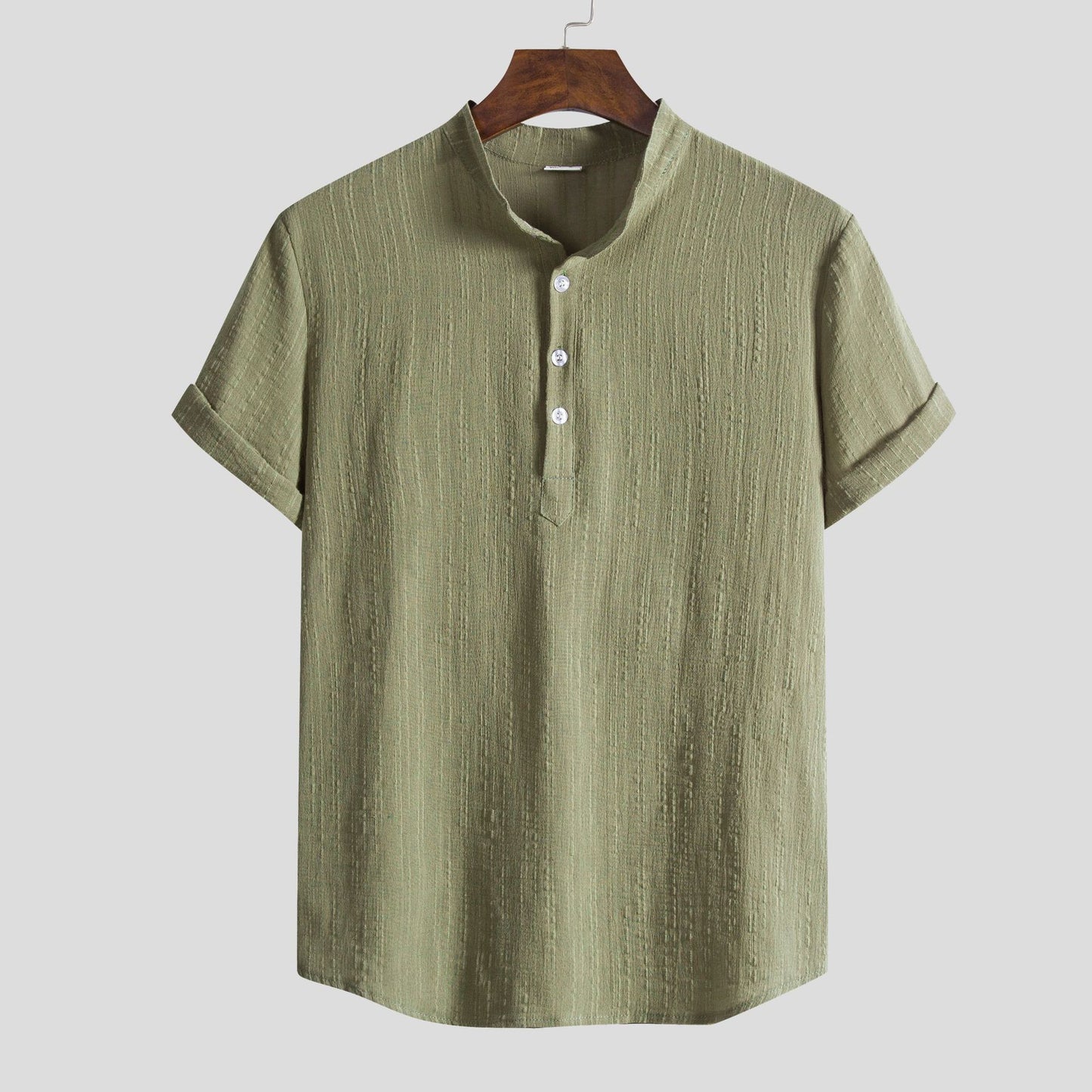 Minimalist - Men's Thin Cotton Linen Shirt