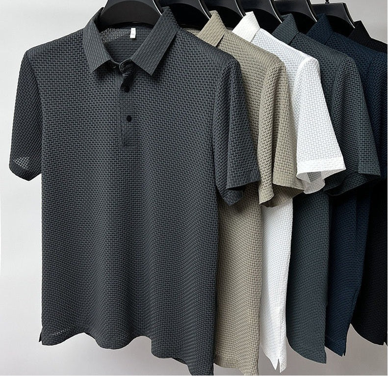 Spring Mesh Silk - Men's Polo Shirt