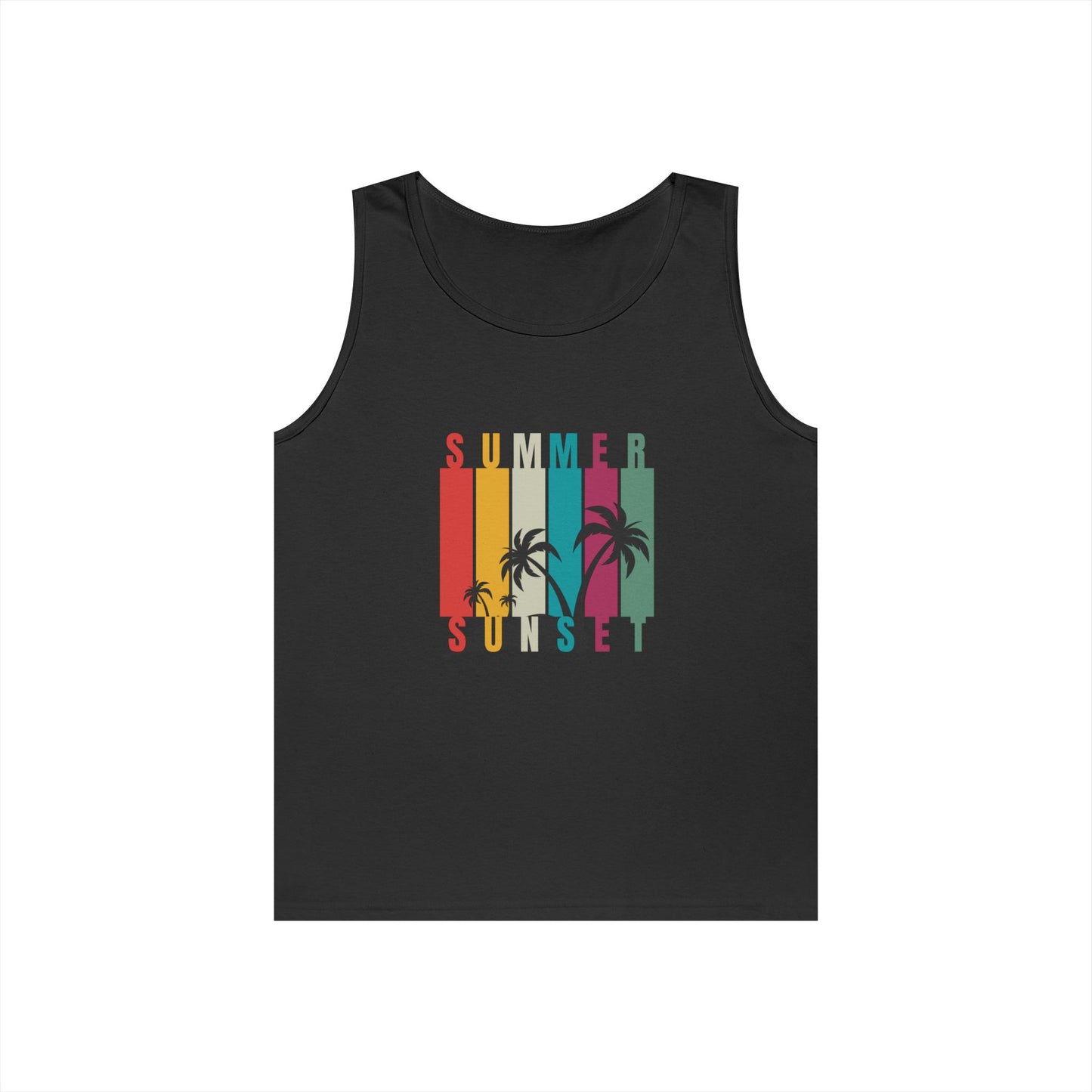 Summer Sunset II - Unisex Heavy Cotton Tank Top