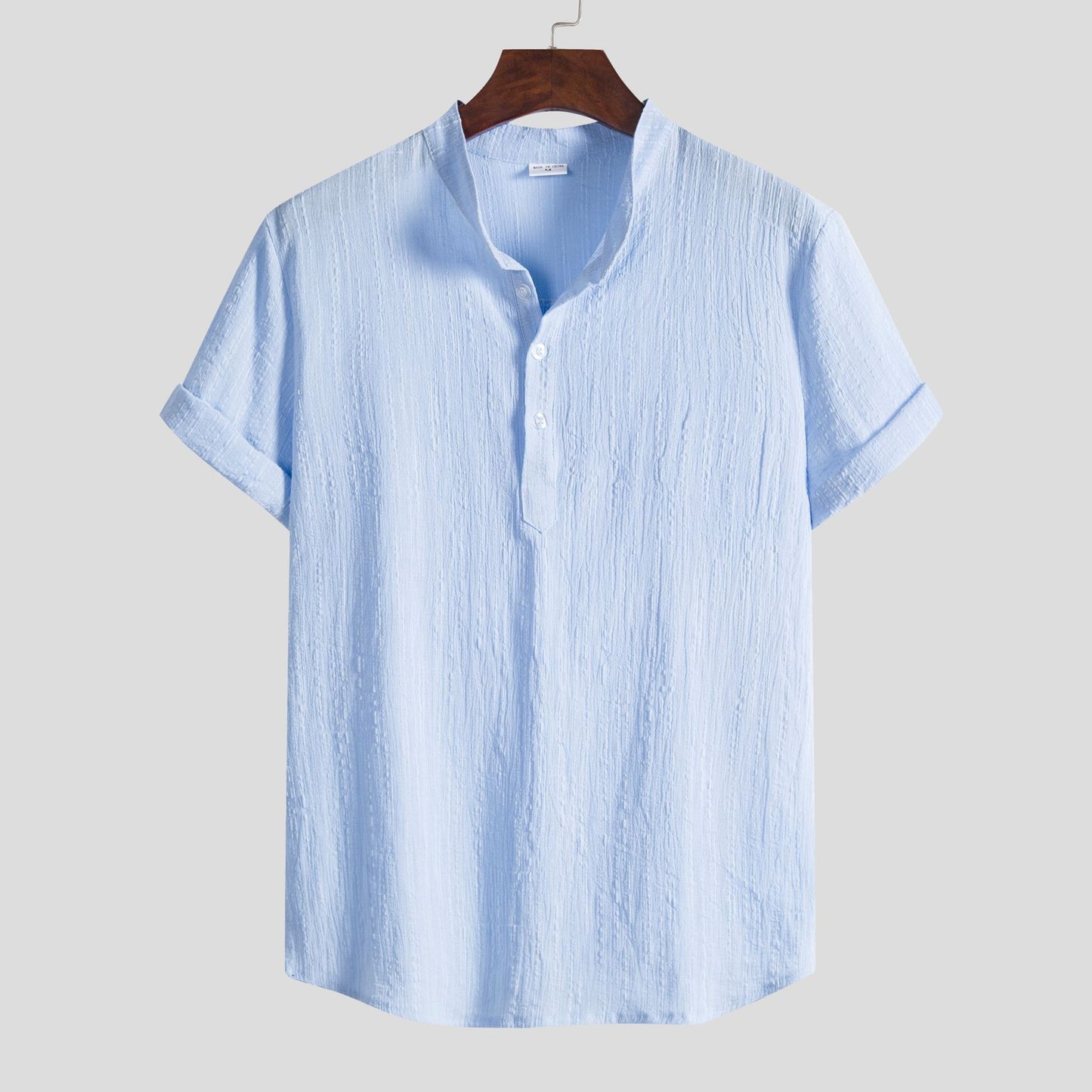 Minimalist - Men's Thin Cotton Linen Shirt